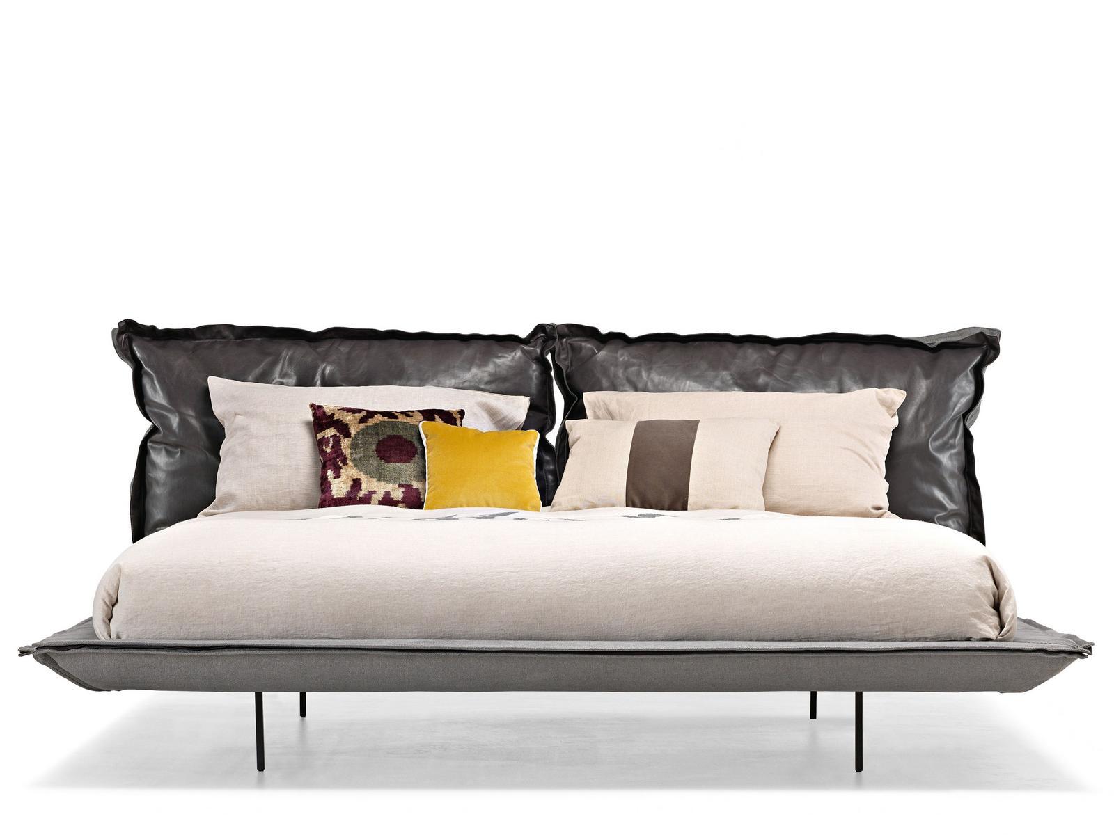 AUTO-REVERSE DREAM Double bed with upholstered headboard