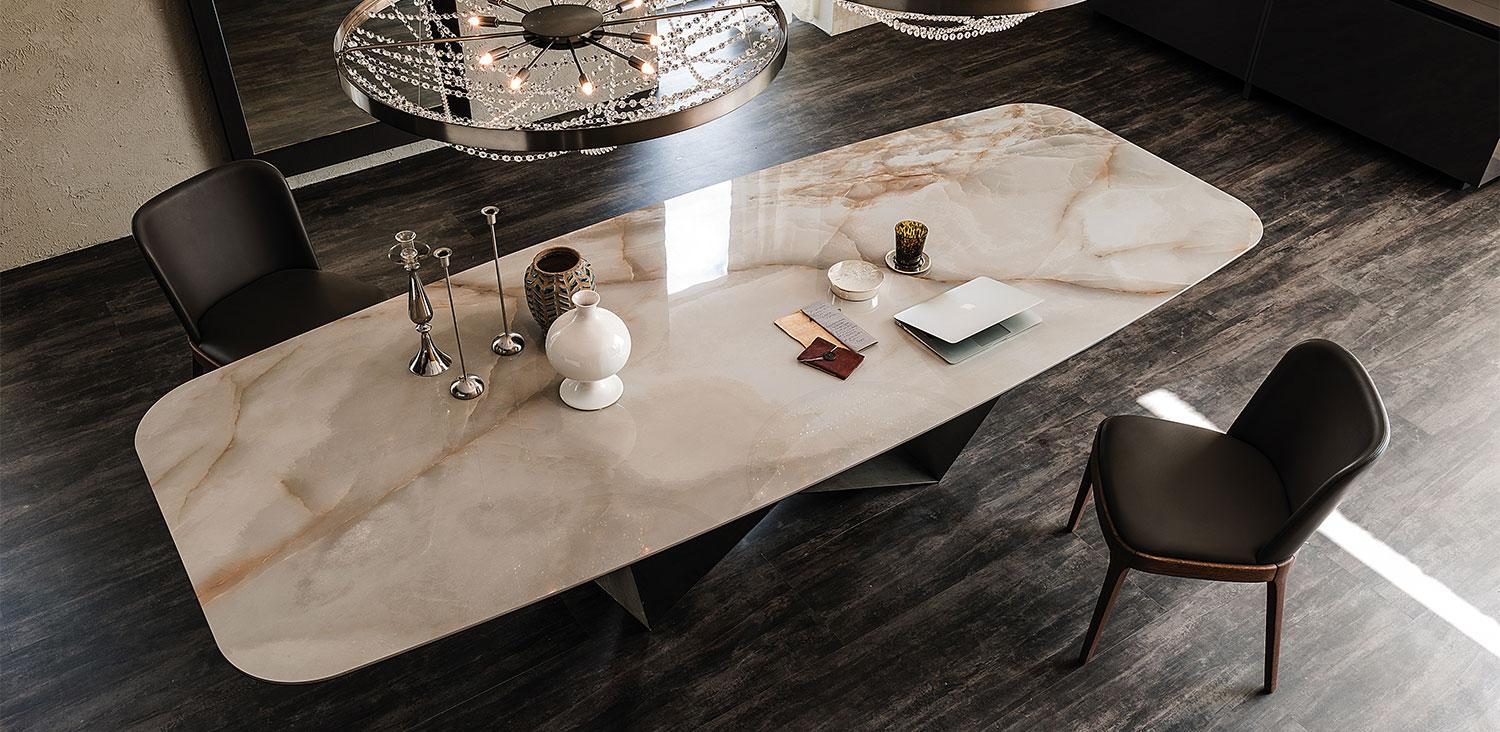 SKORPIO KERAMIK Rectangular ceramic table