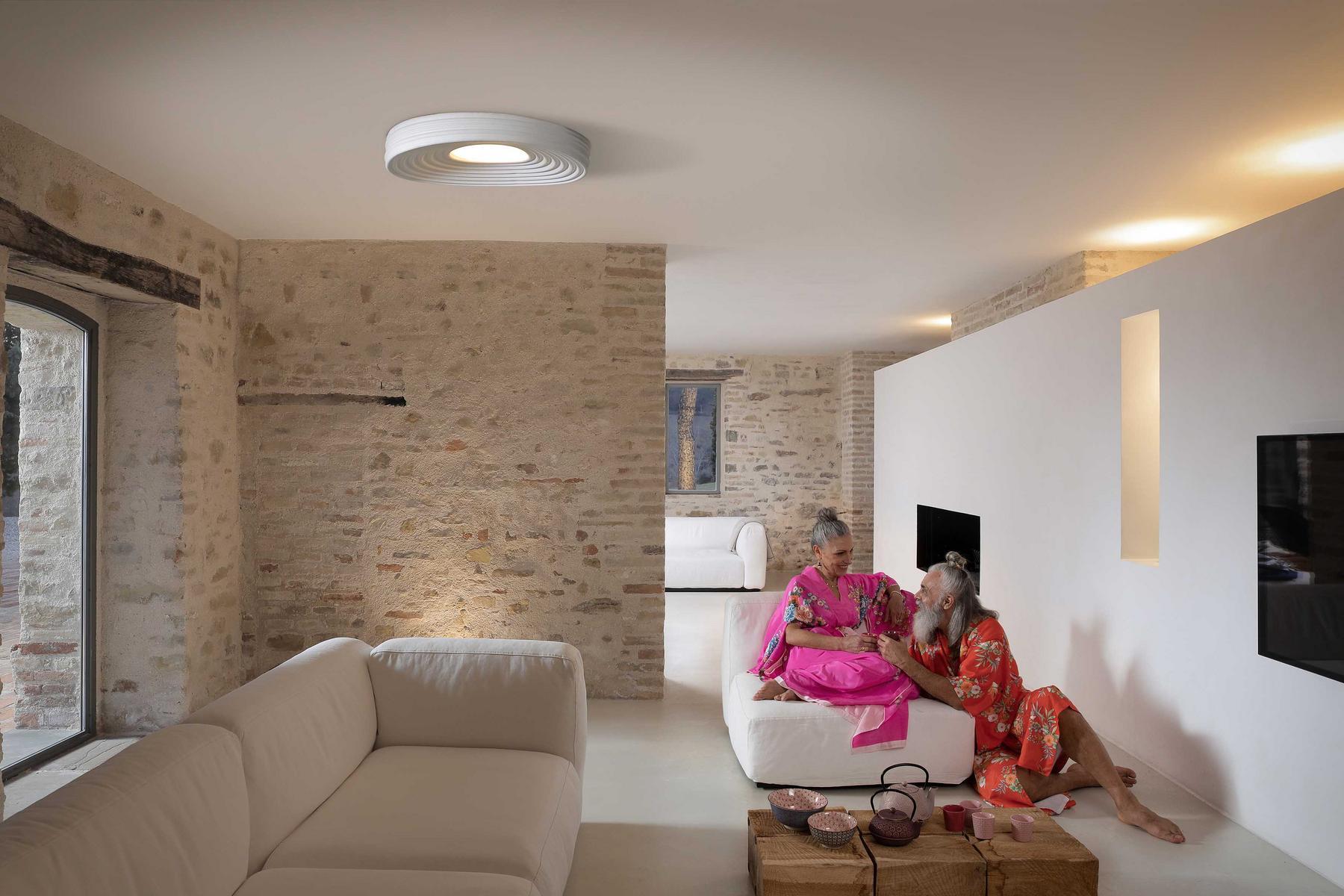 R.O.M.A. LED plaster ceiling light