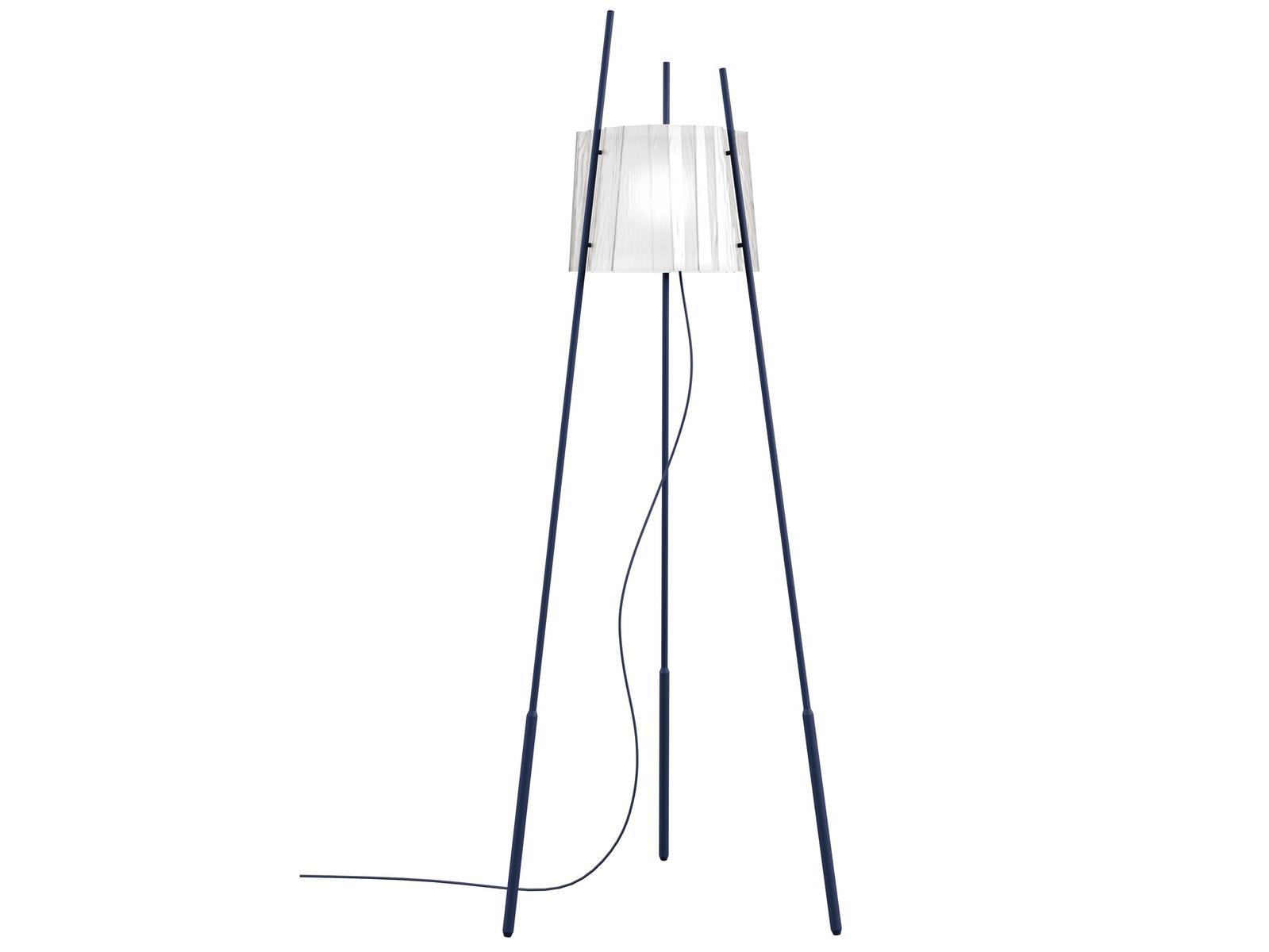 TYLA Indirect light glass floor lamp with dimmer