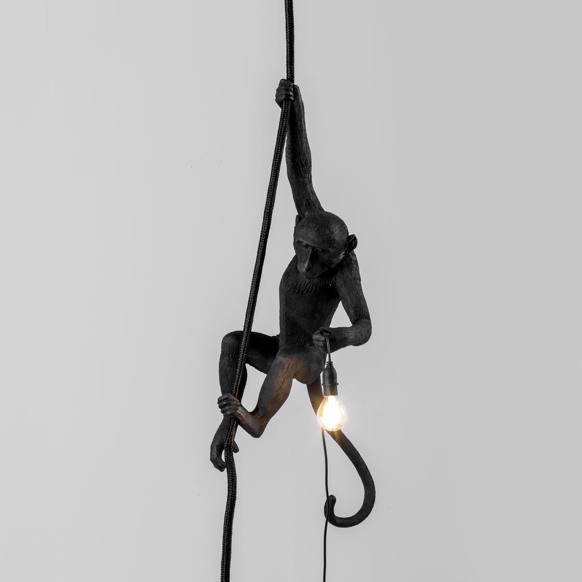 THE MONKEY LAMP BLACK CEILING LED resin pendant lamp