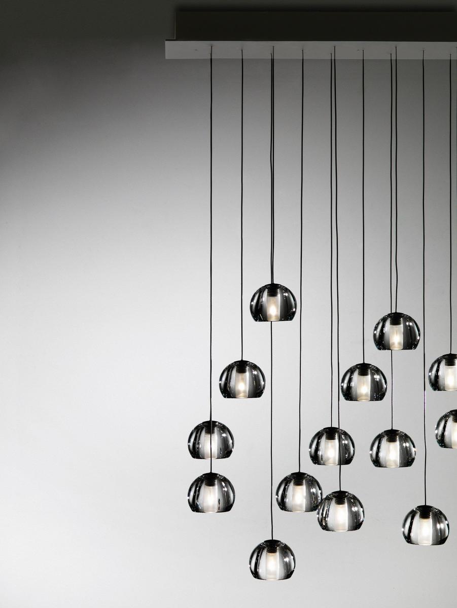MULTISPOT BELUGA Direct light crystal pendant lamp