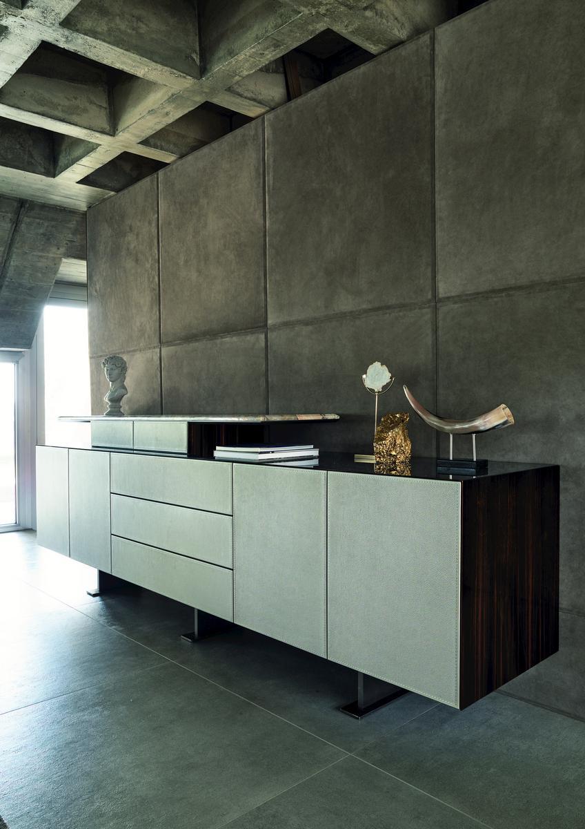 NEPTUNE Modular metal sideboard with drawers