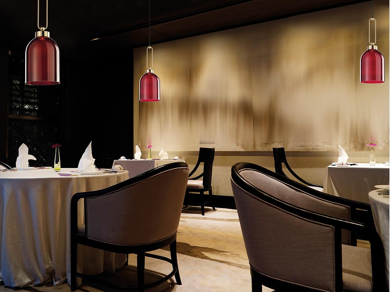 VALENTINA 4025/S LED direct light blown glass pendant lamp