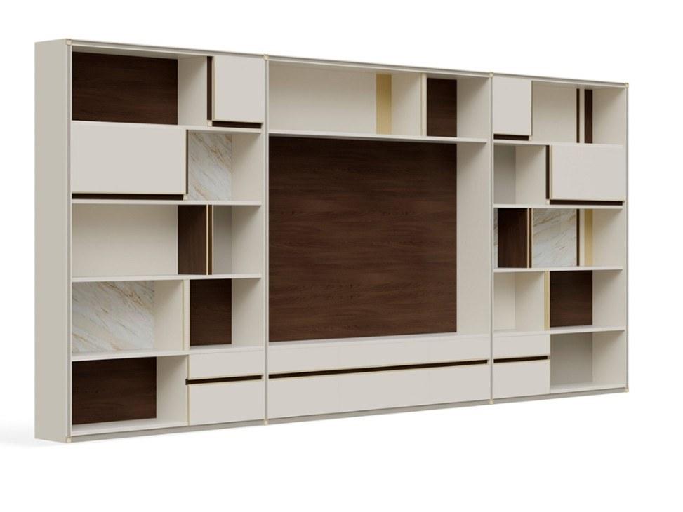 PR.850.1 Custom wooden TV wall system