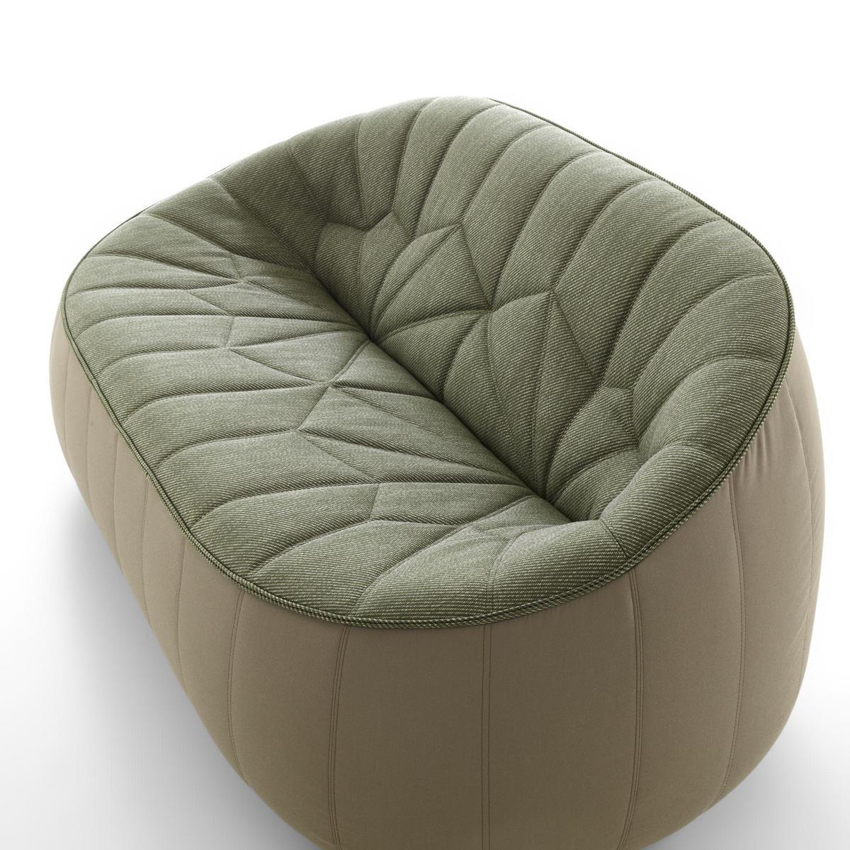 OTTOMAN 2 seater fabric garden sofa