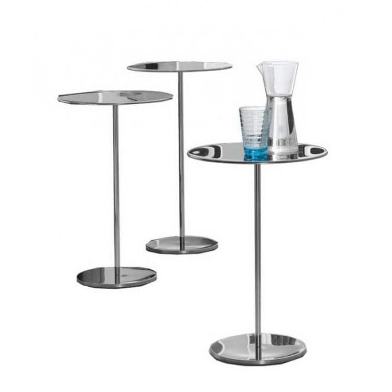 GLISS Round glass coffee table