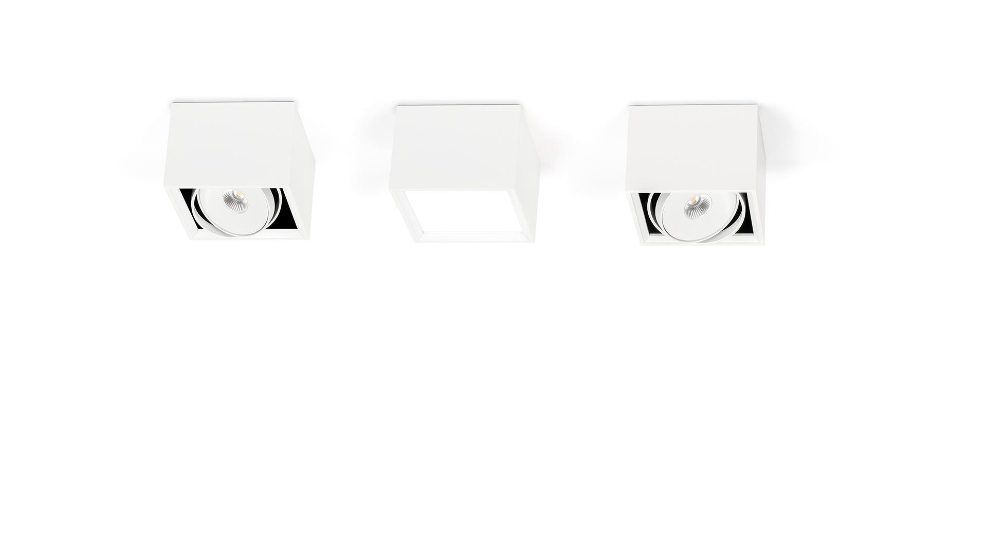 BLOCK LED aluminium ceiling lamp