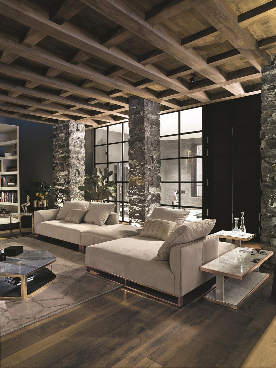 LAYER Square metal coffee table