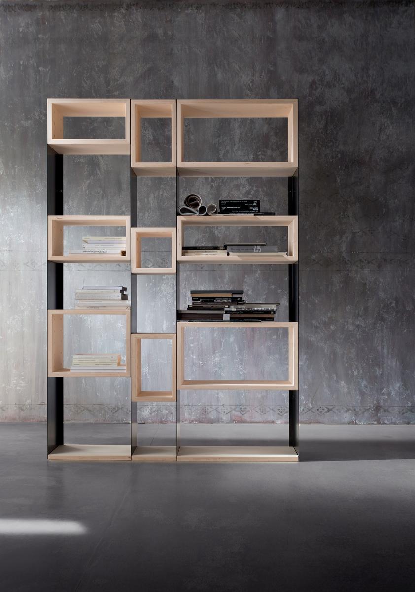 CONCRETE Open modular bookcase