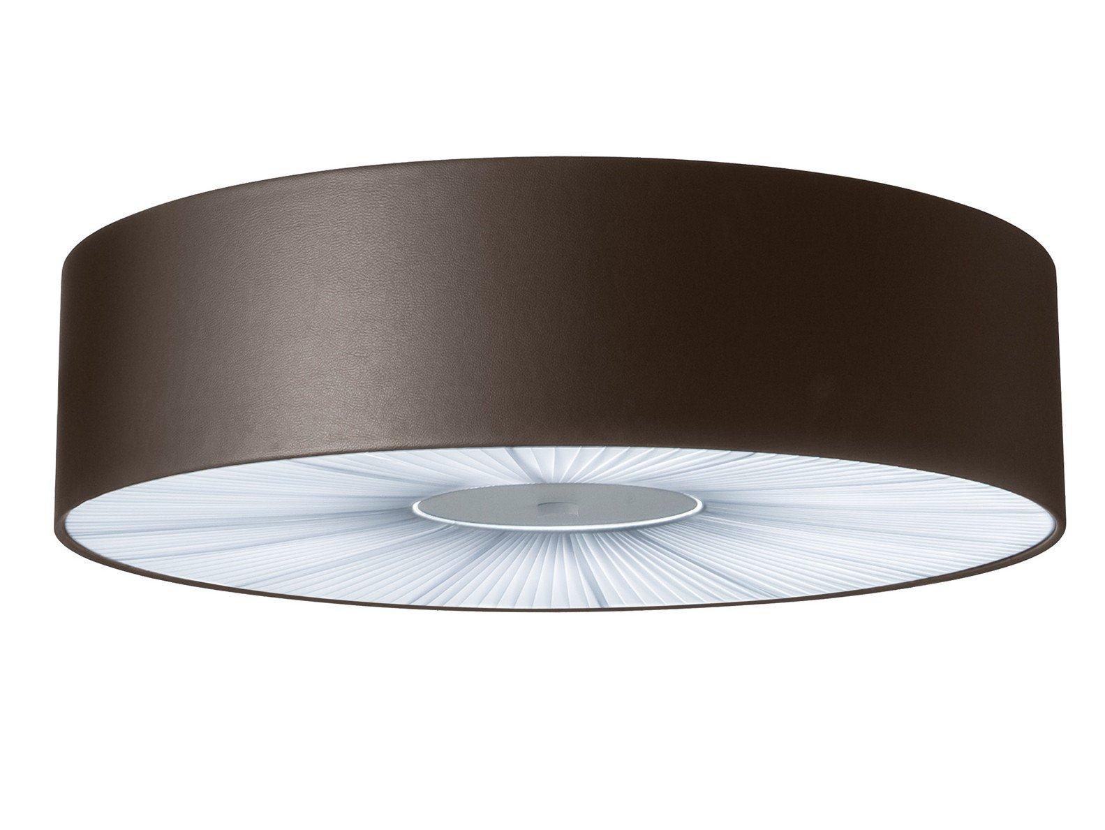 SKIN Fluorescent Eco-leather ceiling light