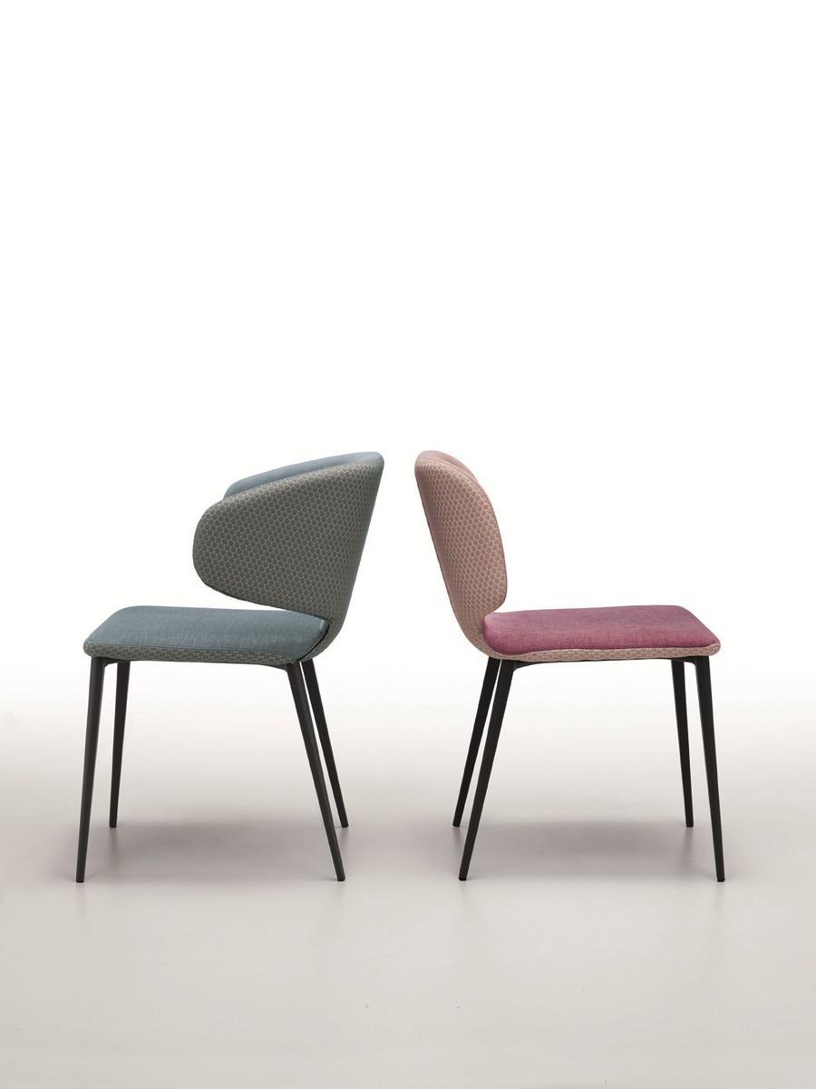 WRAP P Upholstered fabric chair