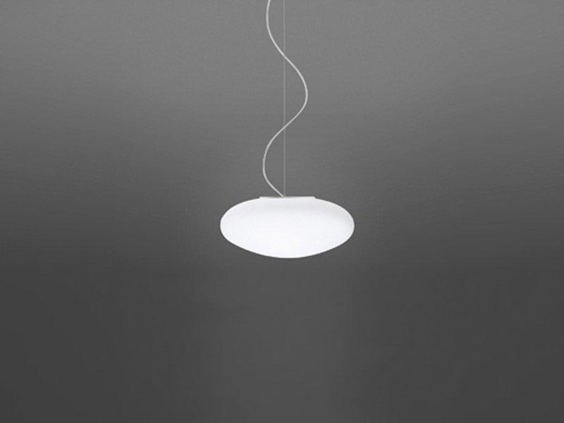 LUMI WHITE Glass pendant lamp