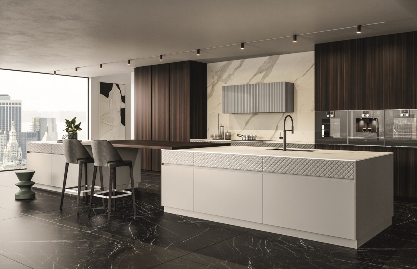 PURE GLAM Veneer kitchen