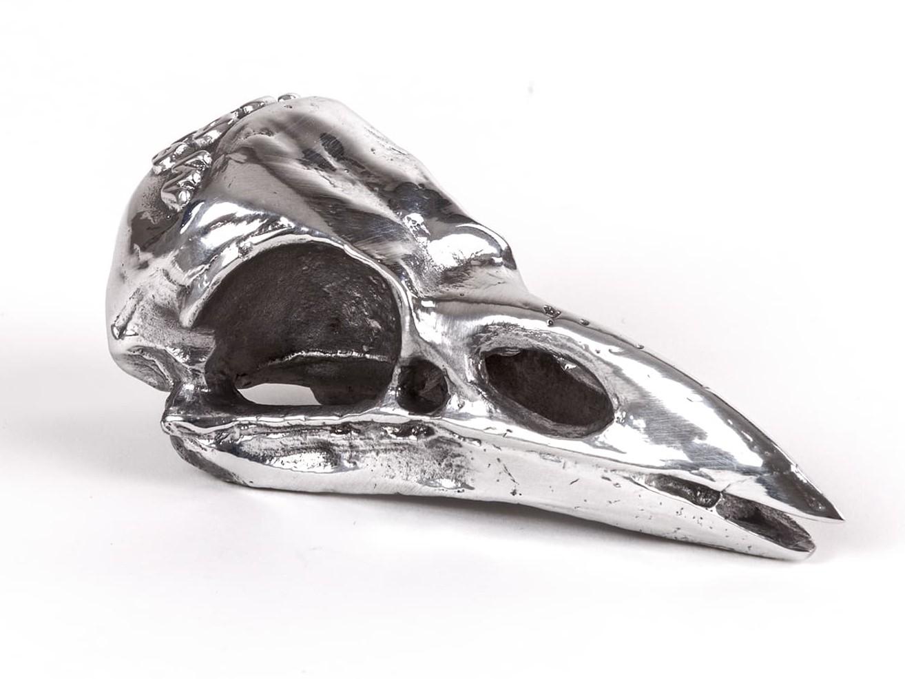 BIRD SKULL Aluminium decorative object