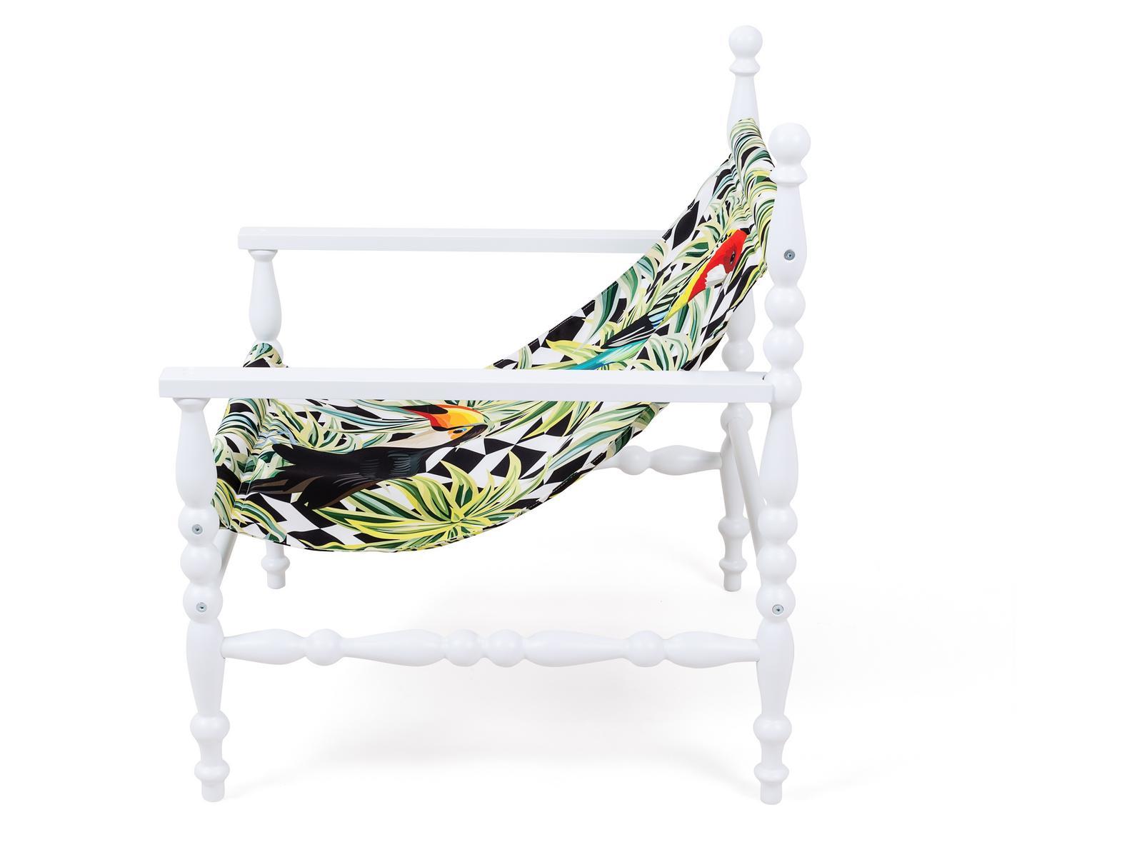 HERITAGE Polyester easy chair with armrests
