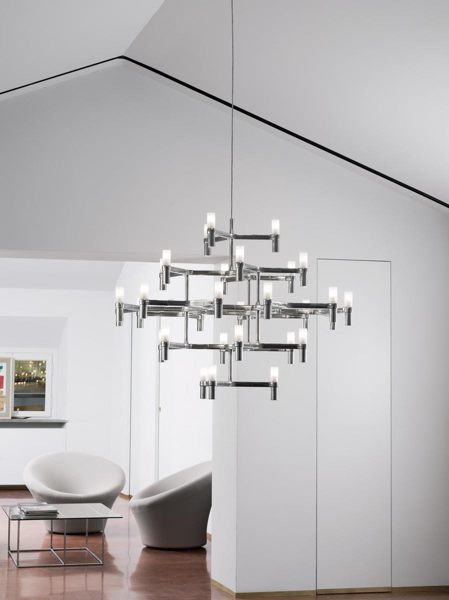 CROWN MAJOR Die cast aluminium chandelier