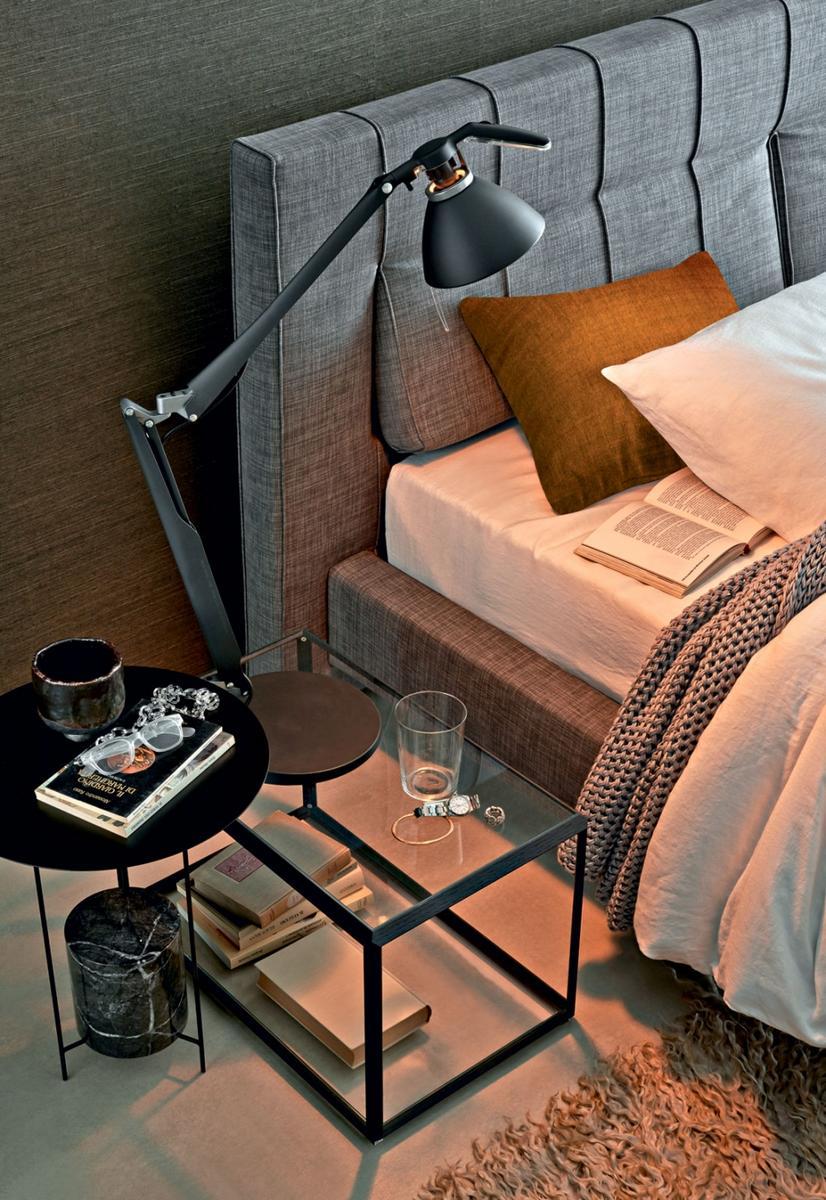 45° Modular square glass coffee table