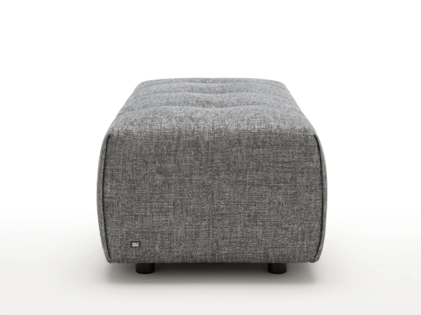 905 Rectangular fabric pouf bed