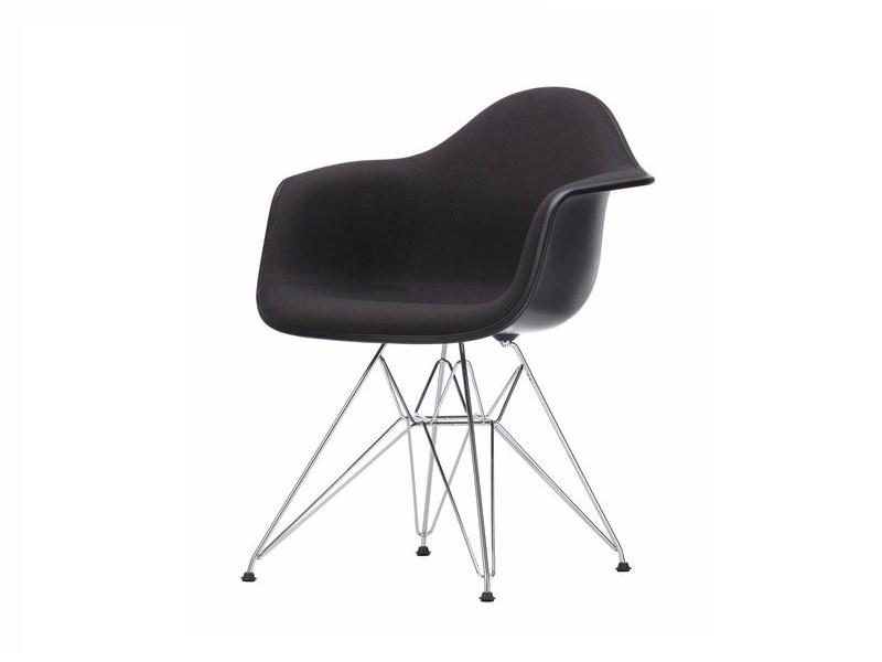 DAR Upholstered fabric chair with armrests