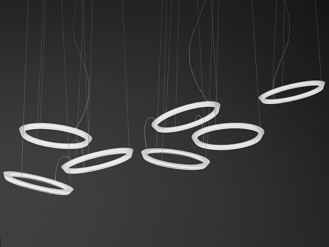 HALO CIRCULAR Methacrylate pendant lamp