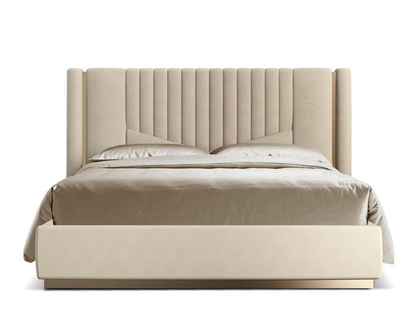 PRISMA Double bed with upholstered headboard