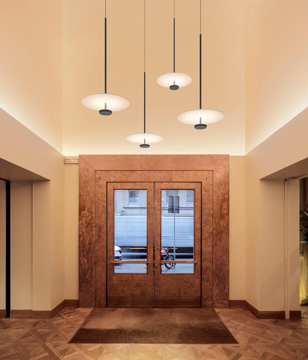 FLAT 5940 LED metal pendant lamp