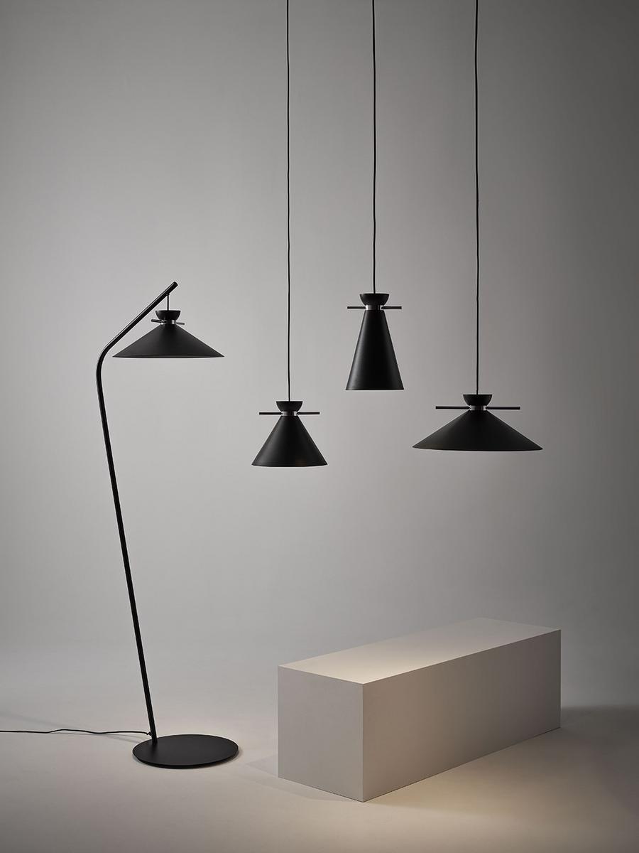 JAPAN Direct light painted metal floor lamp