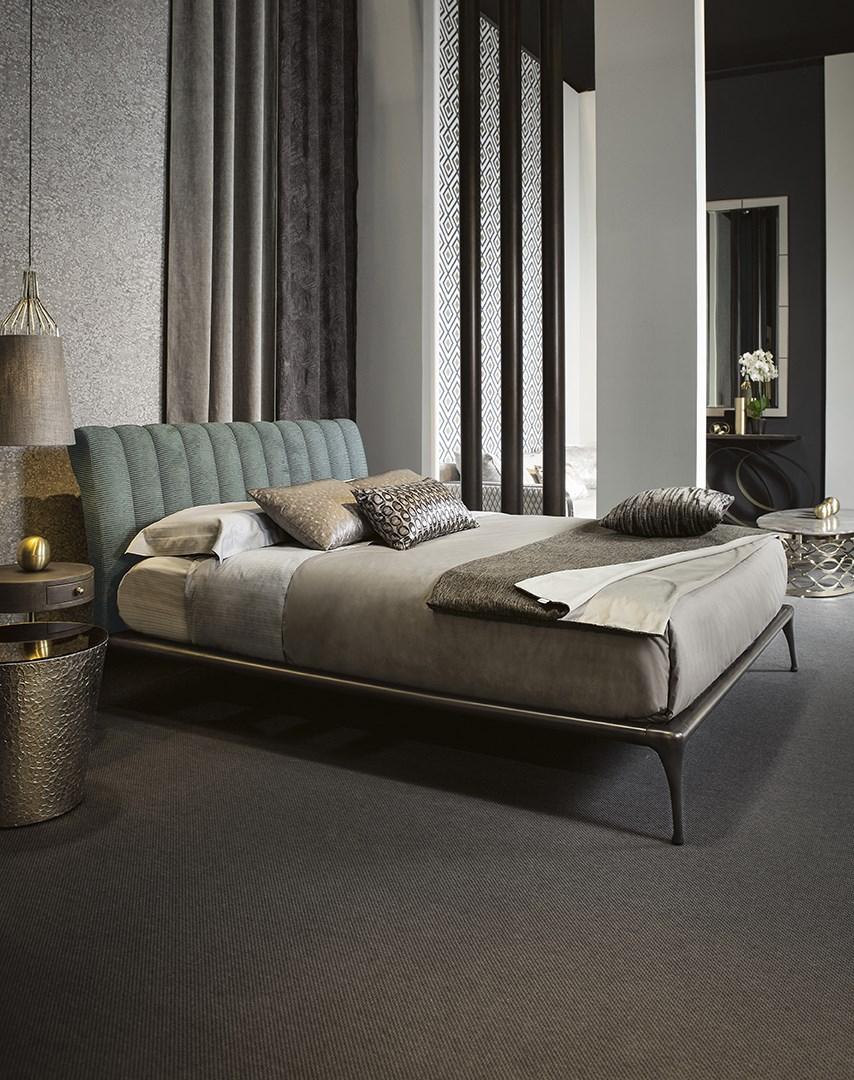 AMELIA Rectangular leather mirror