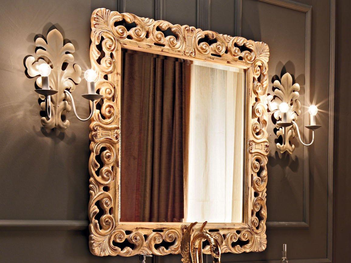 11634 Wall-mounted framed mirror