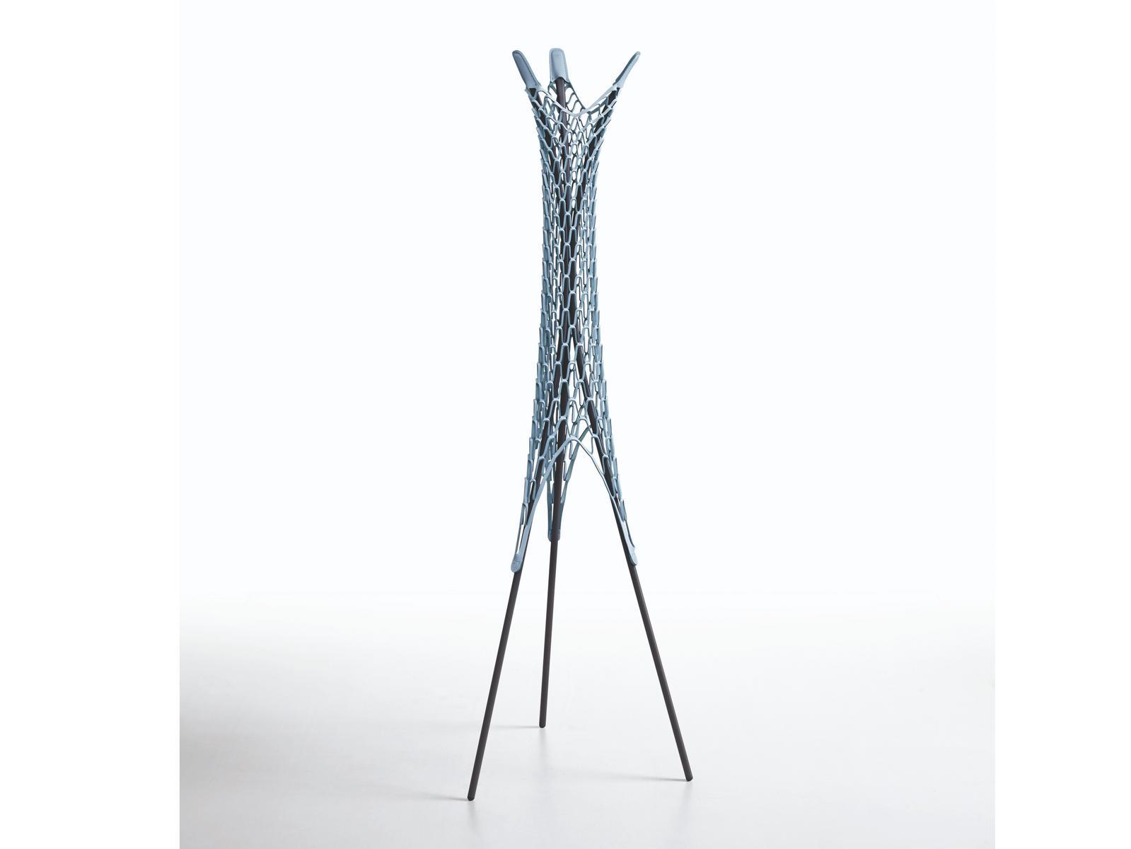 GUAPA Tanned leather coat stand