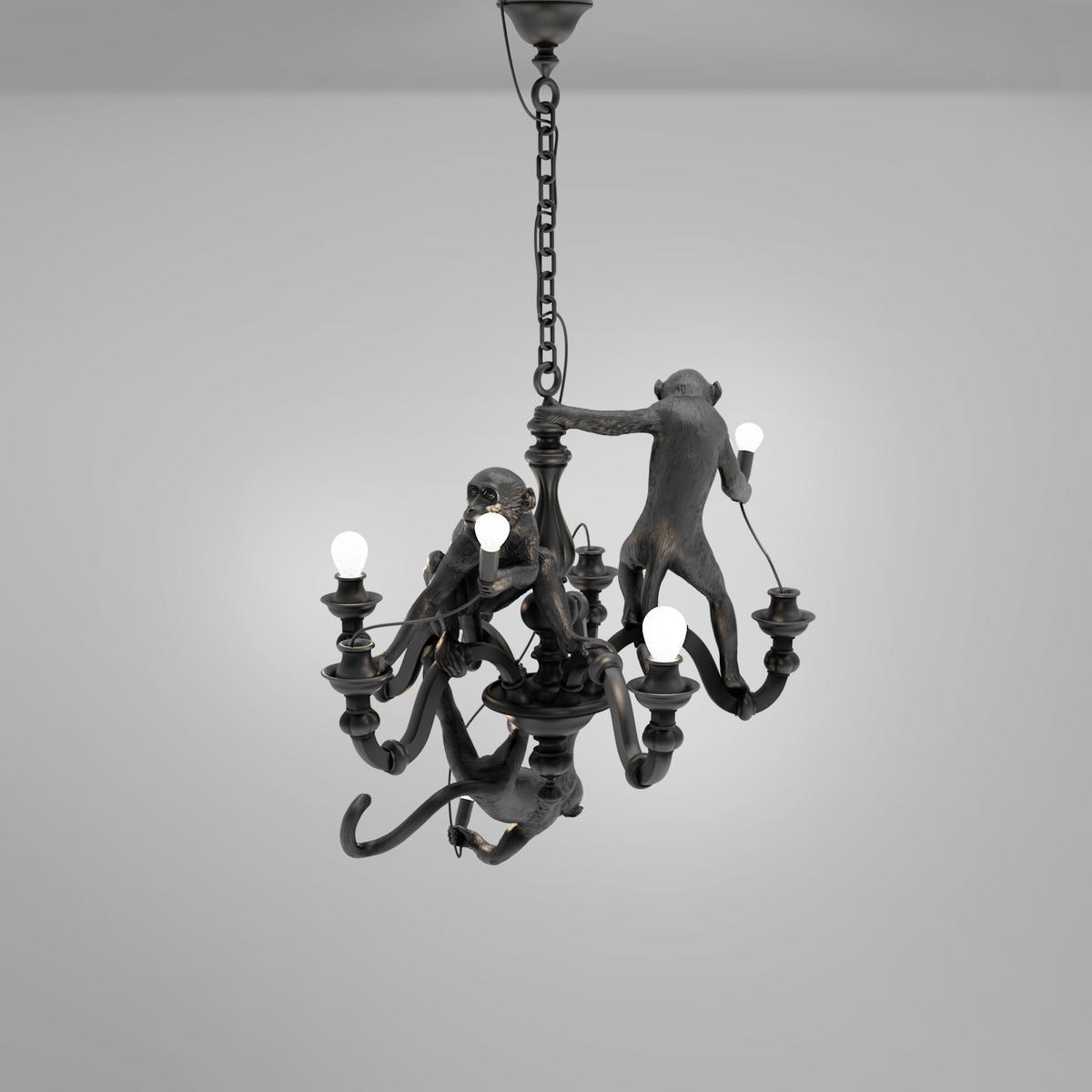 MONKEY CHANDELIER LED resin chandelier