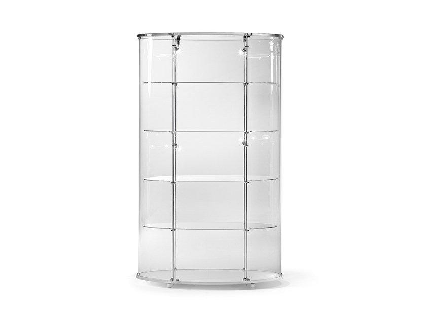 ELLIPSE Display cabinet with integrated lighting