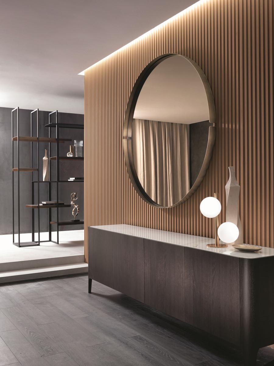 CROSS Thermo-treated coke oak sideboard with doors