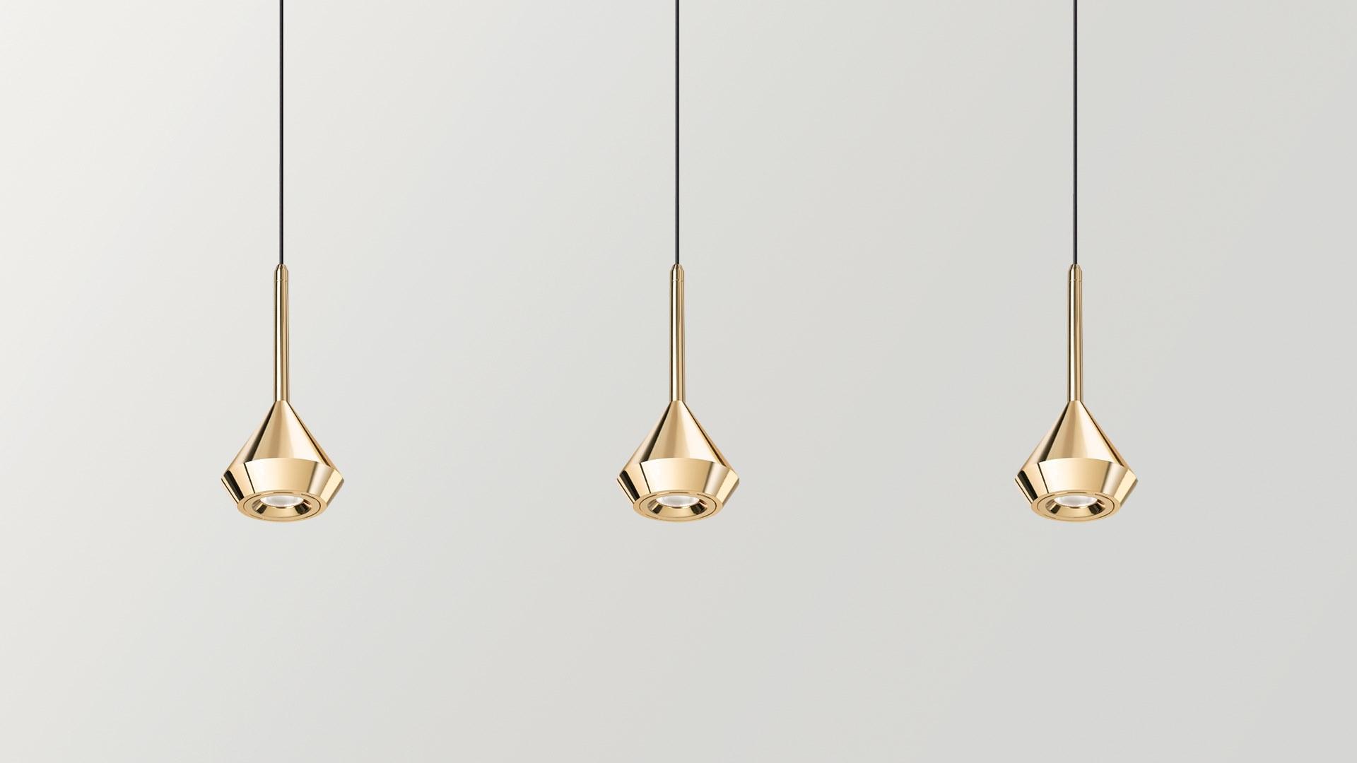 SPIN 3 SURFACE LED aluminium pendant lamp