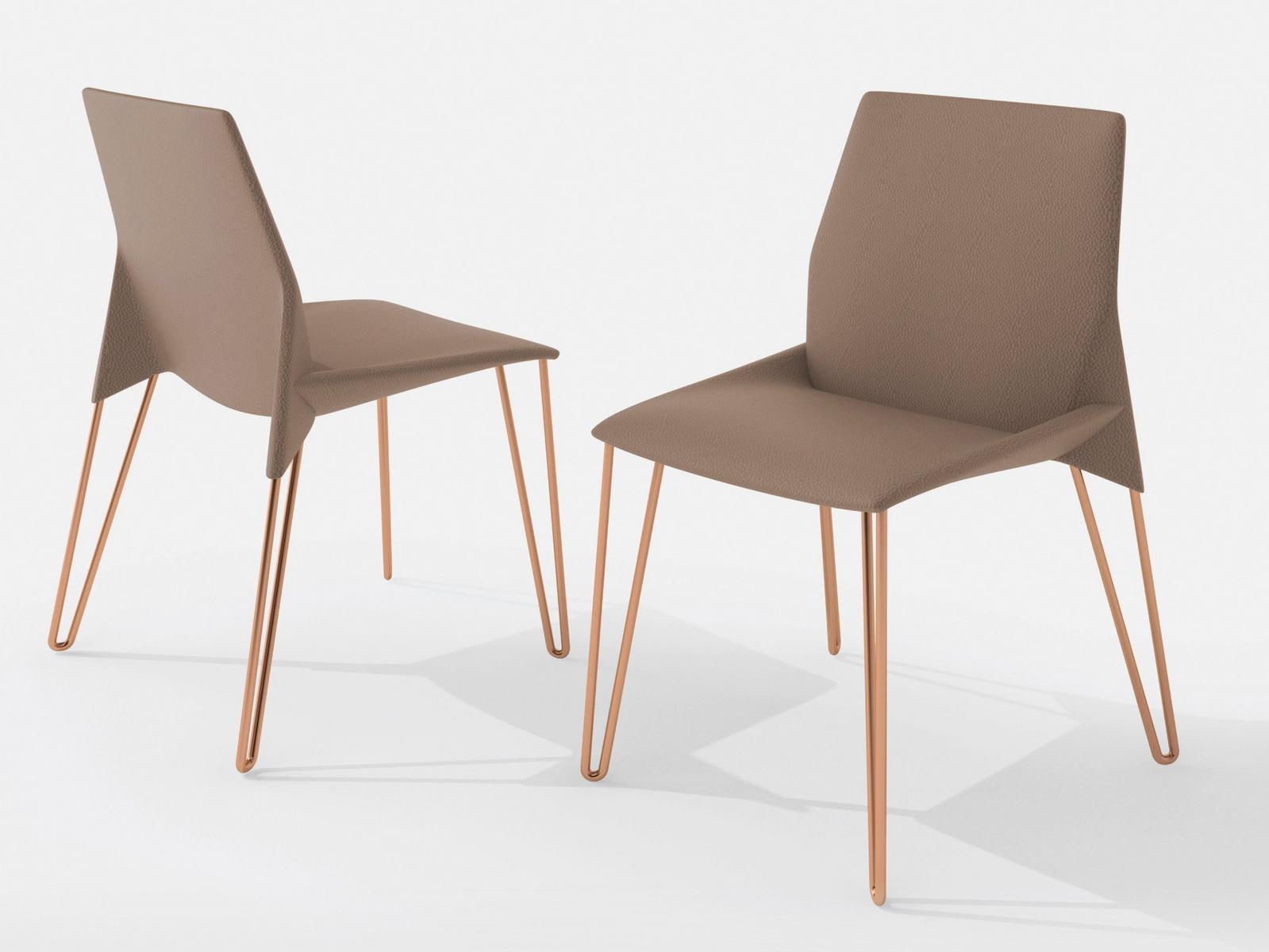 HERON Upholstered leather chair