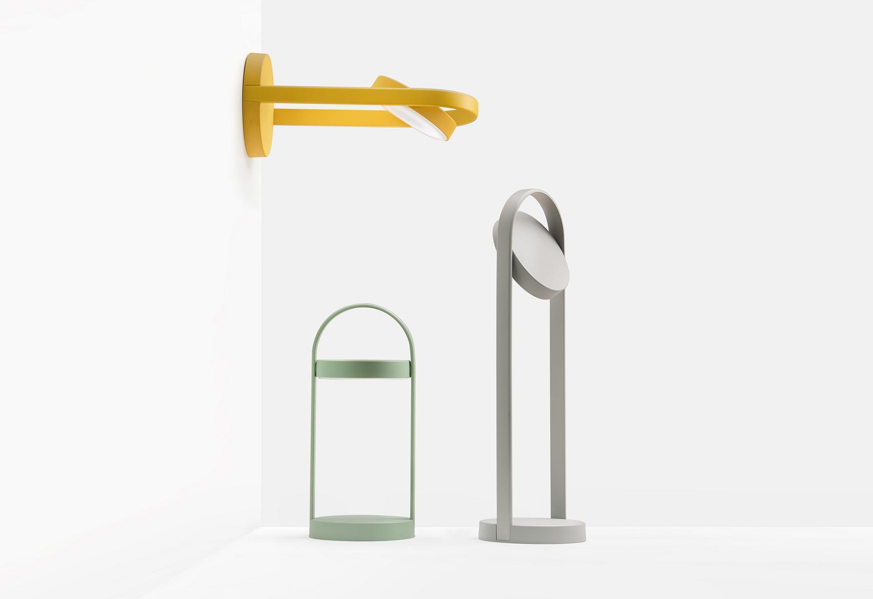 GIRAVOLTA 1799/130 LED aluminium floor lamp cordless