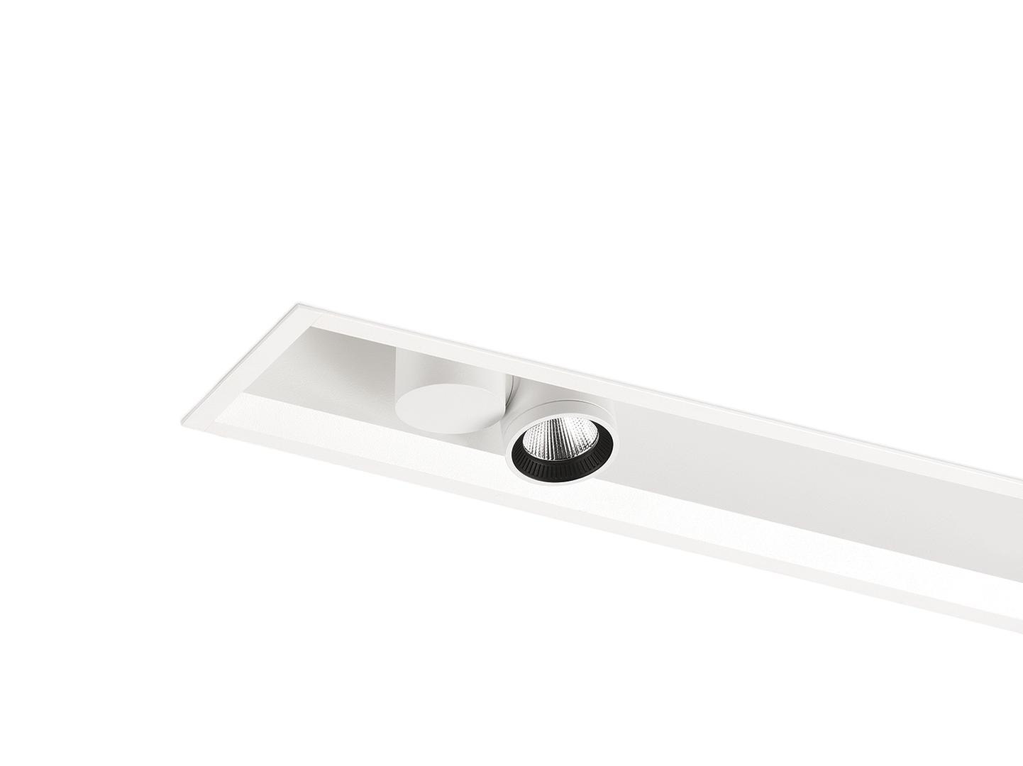 IO RECESSED PROFILE Ceiling mounted aluminium linear lighting profile for LED modules