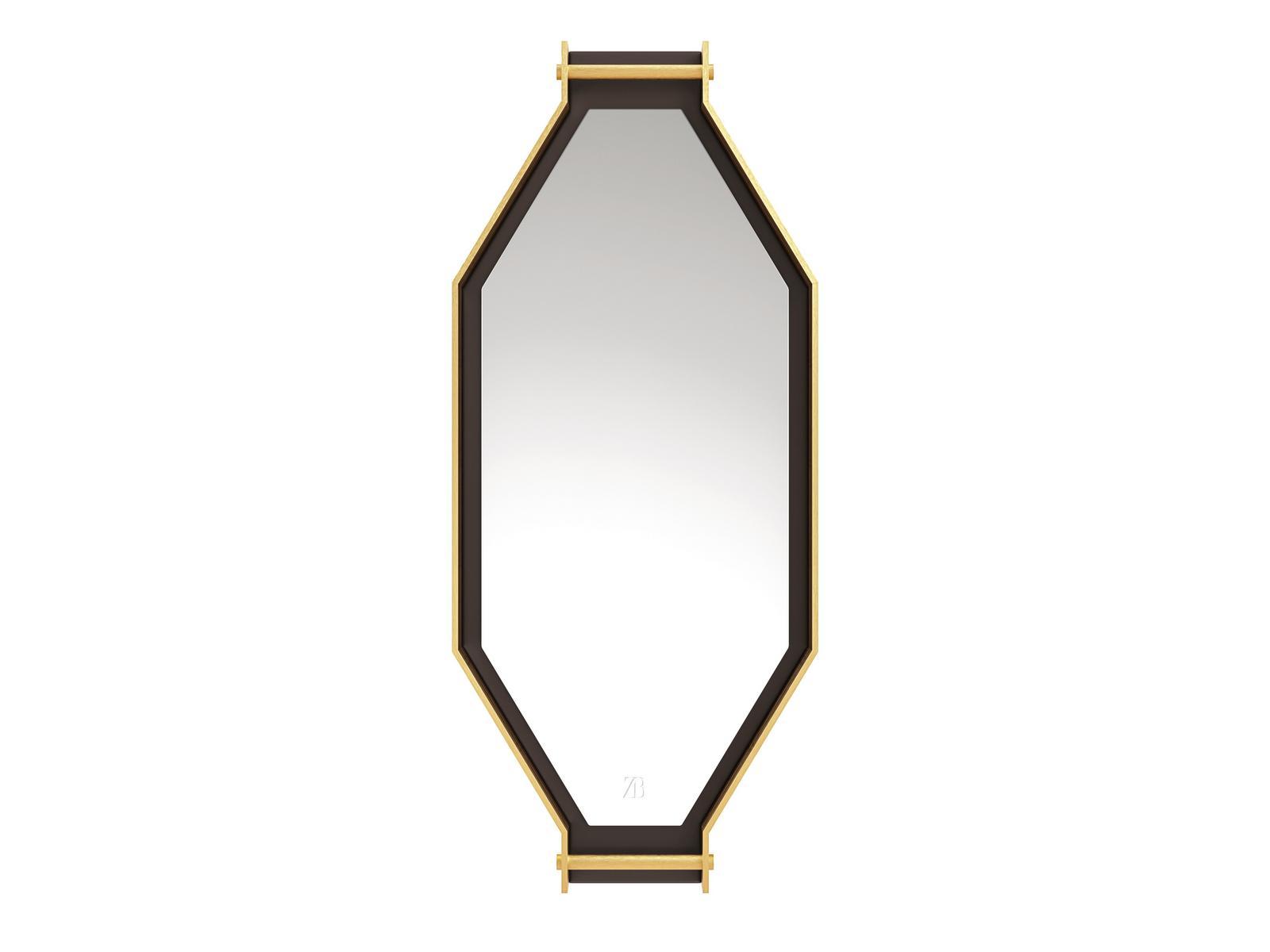 TWIN Wall mirror with metal frame