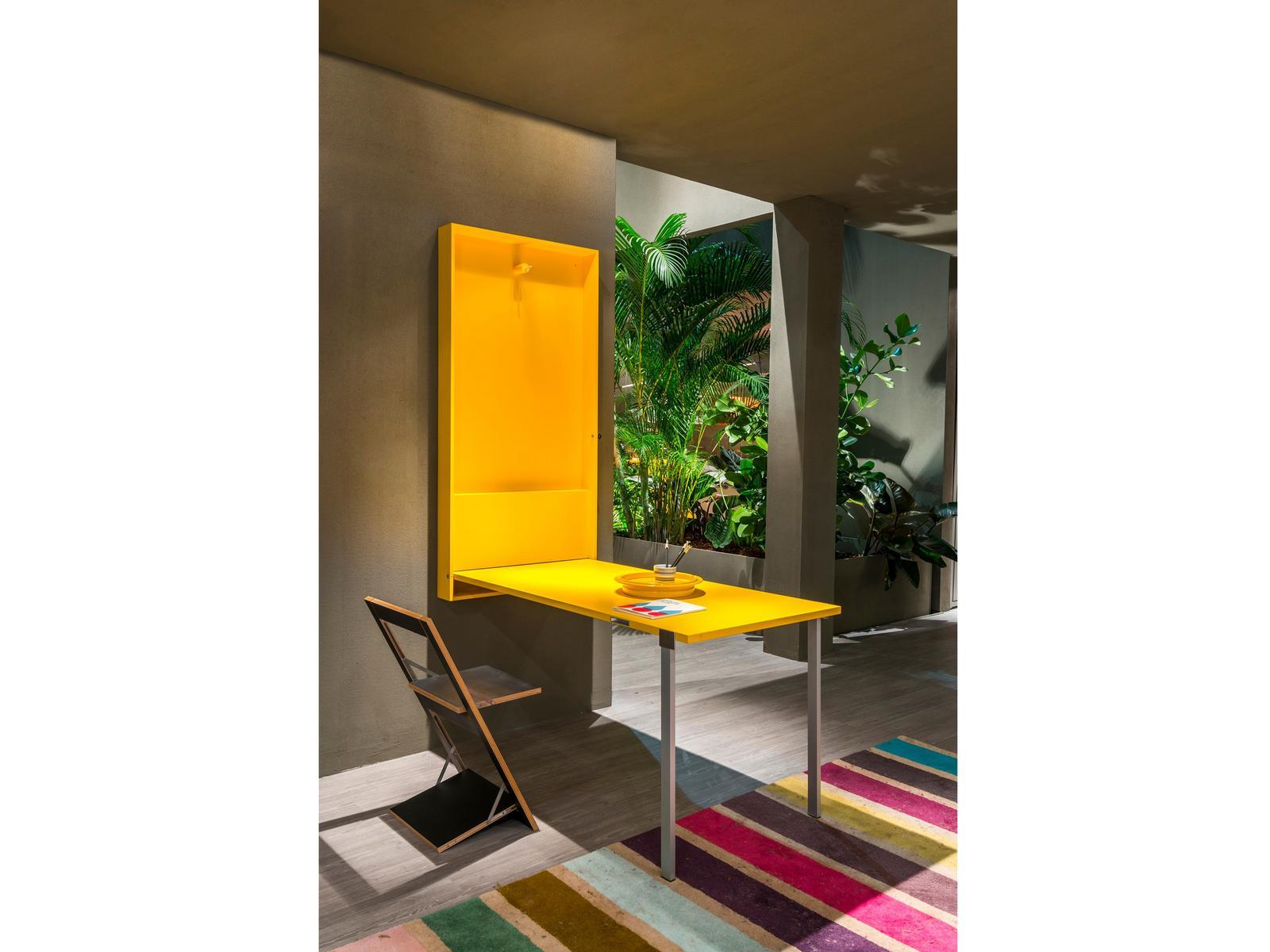 WALLY Drop-leaf rectangular table