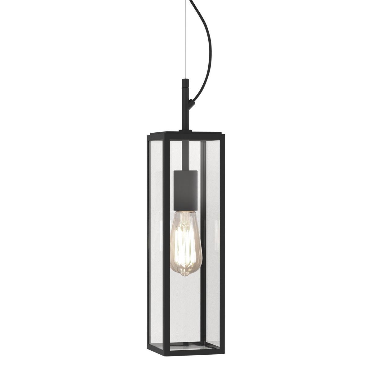 HARVARD PENDENT LED glass and steel outdoor pendant lamp