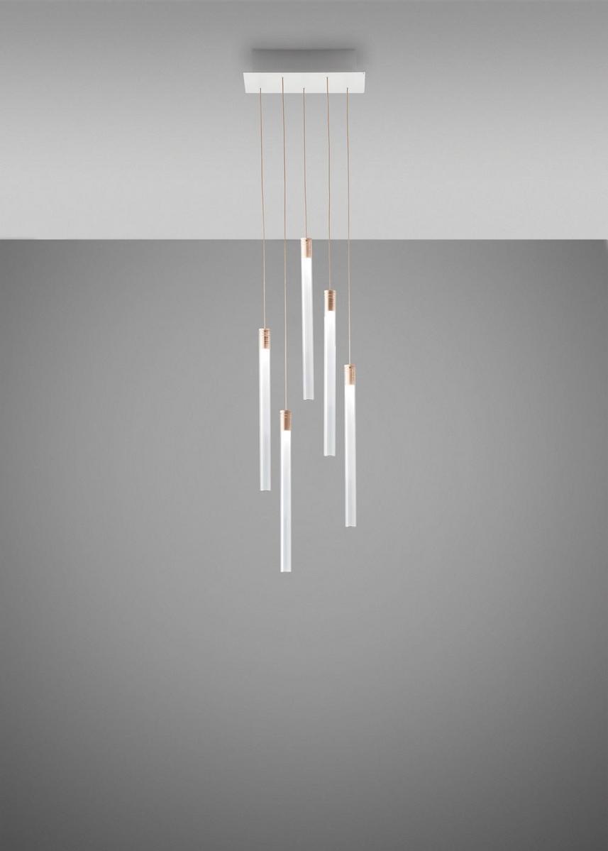 MULTISPOT TOOBY LED Borosilicate glass pendant lamp
