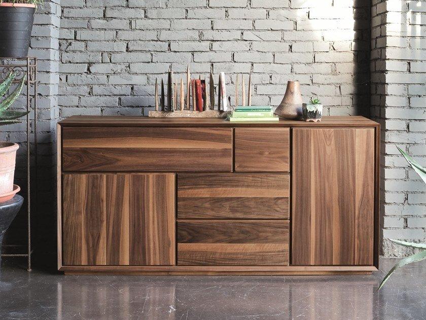 NOOK Walnut sideboard with doors