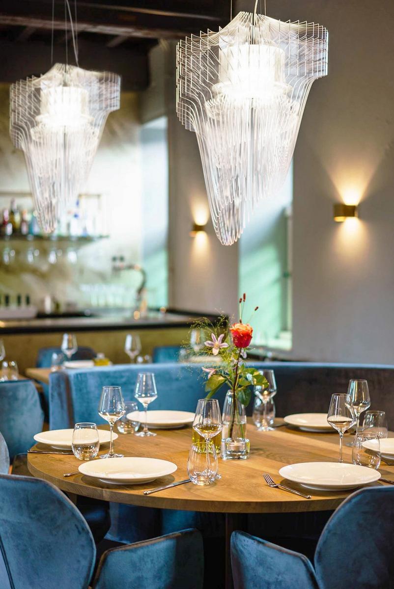 ARIA TRANSPARENT Cristalflex® / Lentiflex® LED pendant lamp