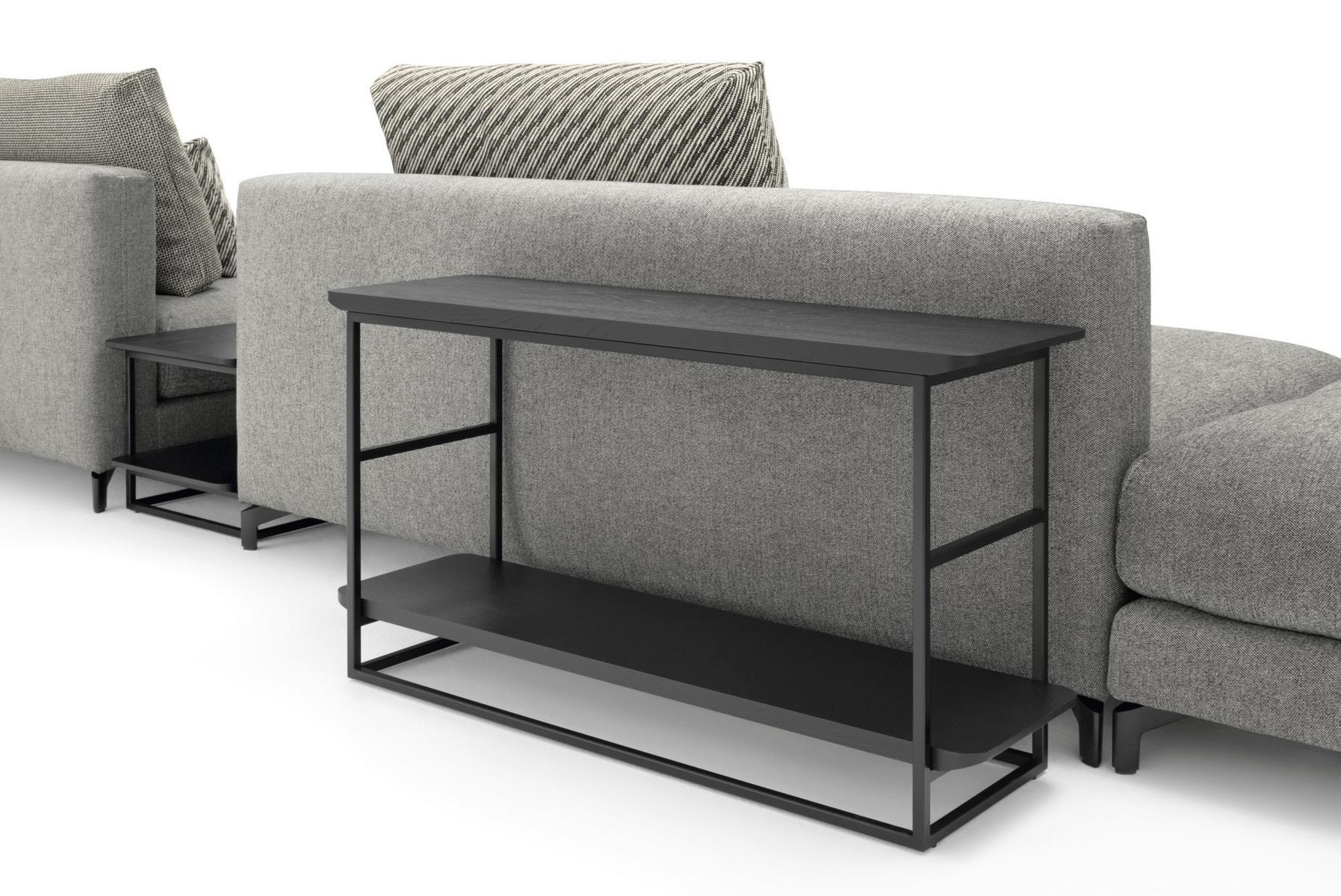 987 Rectangular wooden high side table