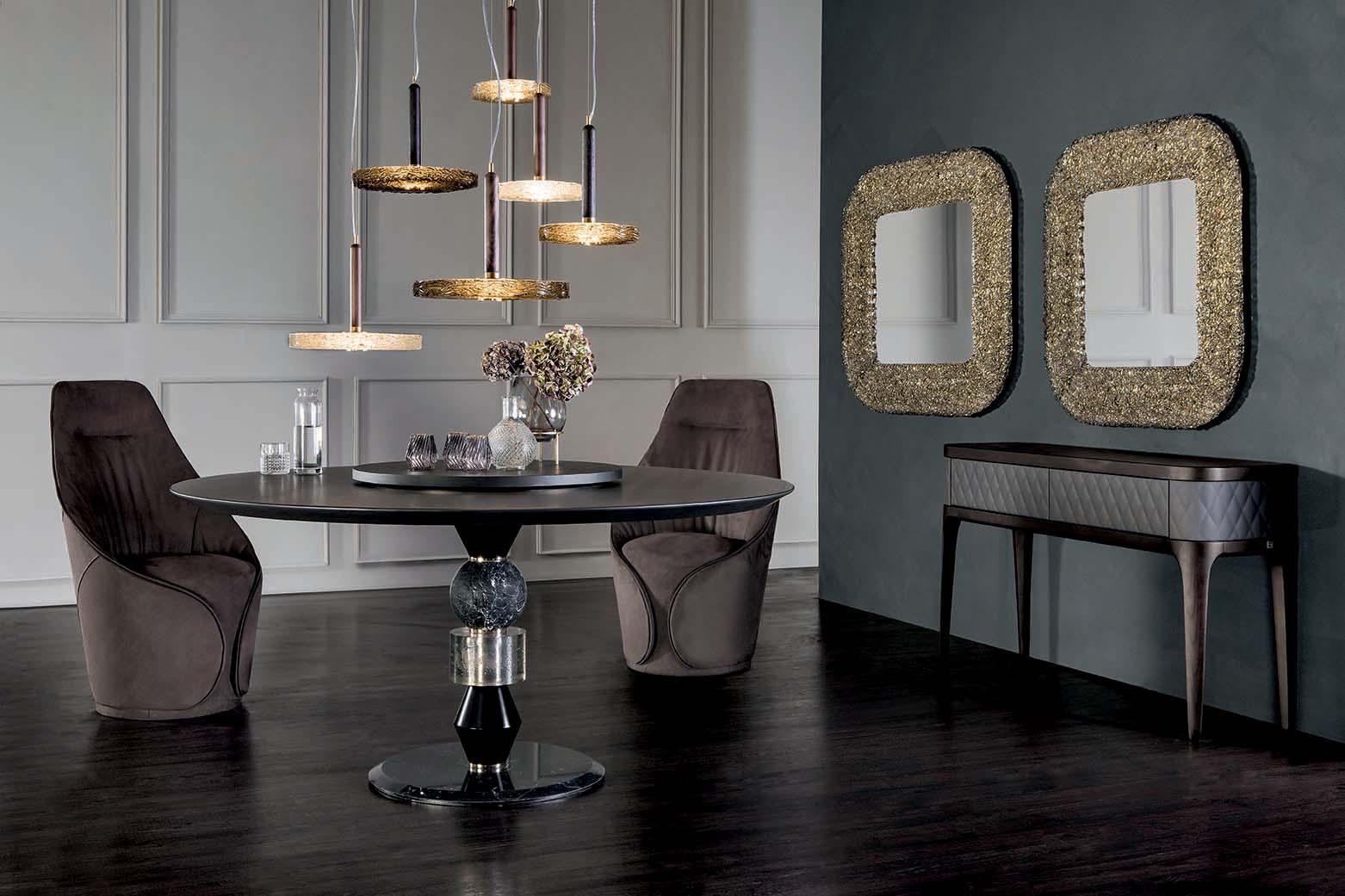 PANDORA Round wooden table