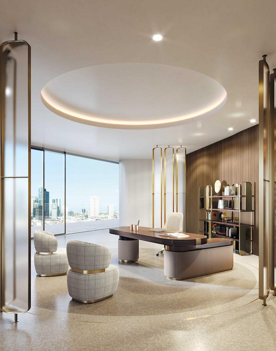 OLIMPIA XL Corner wooden writing desk