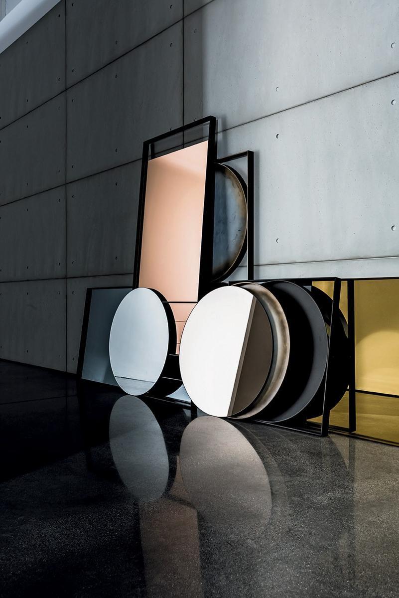 VISUAL ROUND Round wall-mounted mirror