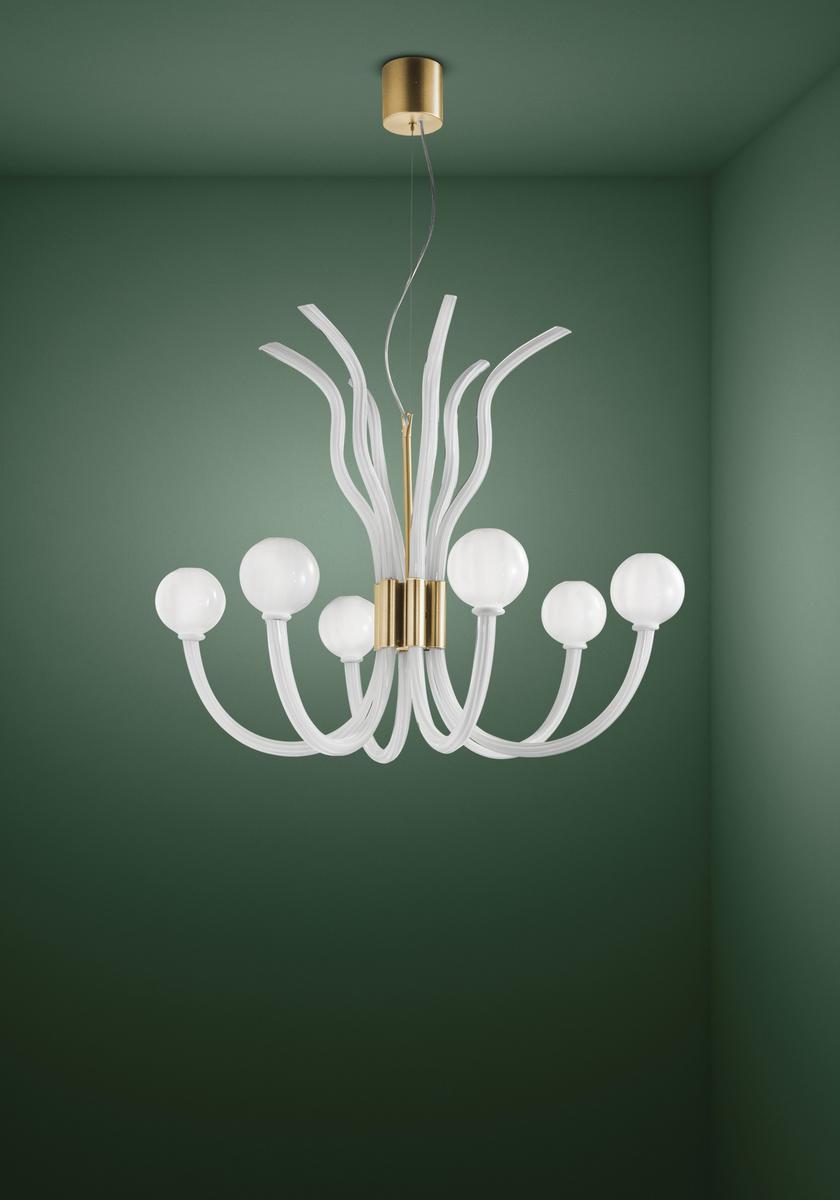 MODÀ Murano glass chandelier