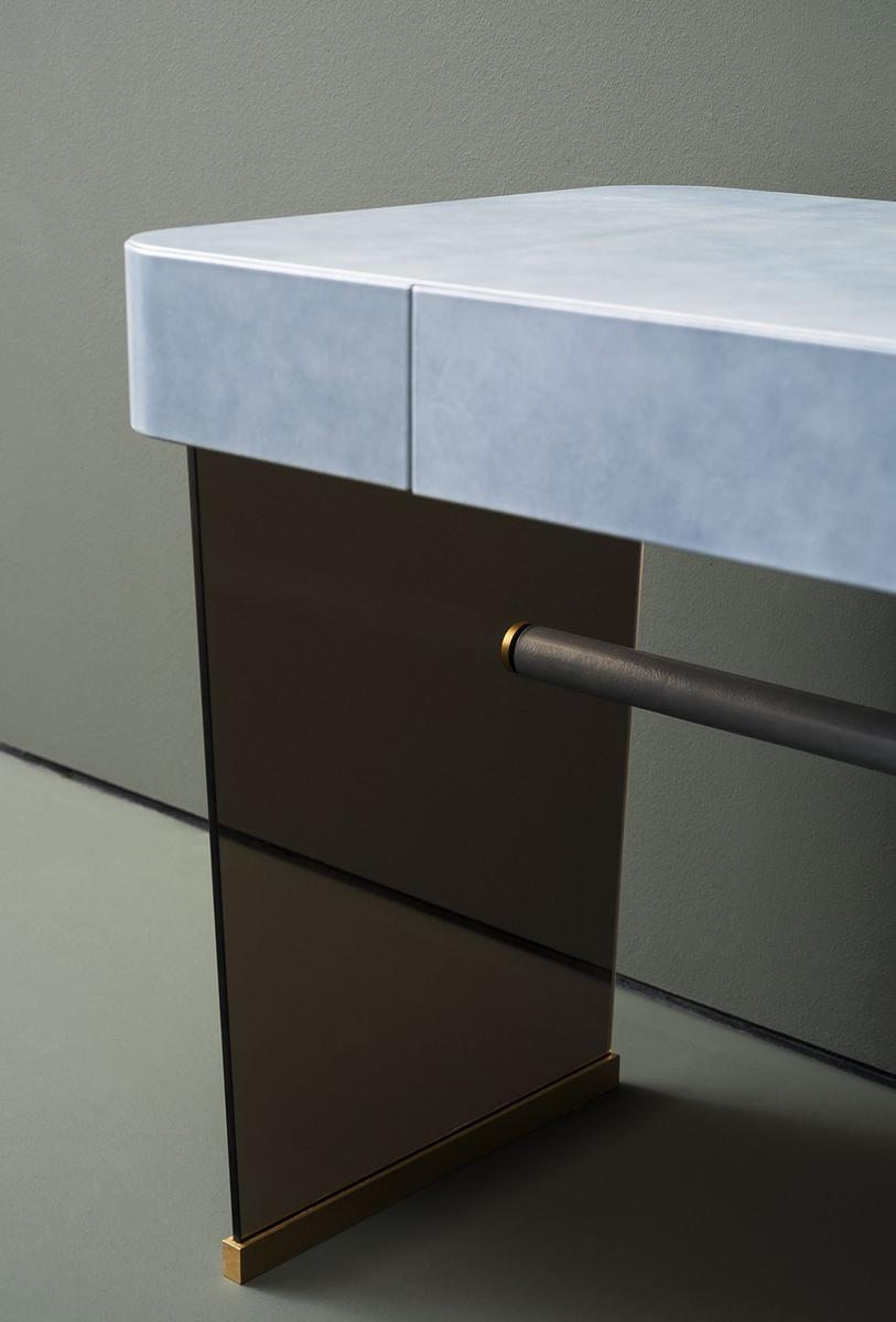 HAZEL Rectangular writing desk with drawers